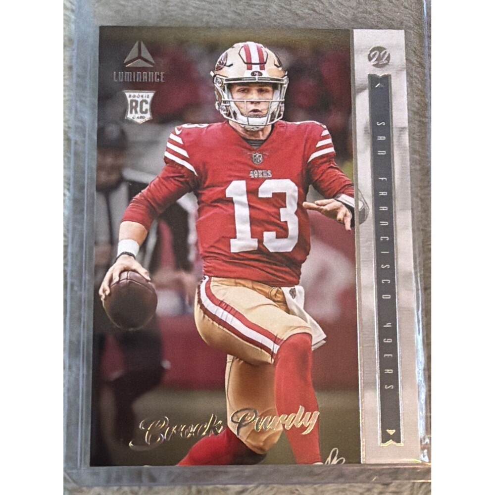 2022 Panini Chronicles - Luminance Update Rookies Brock Purdy #213 (RC)